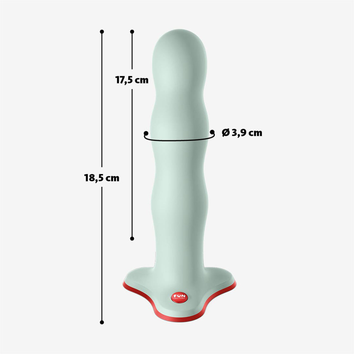 Fun Factory Bouncer Dildo - Sage Green