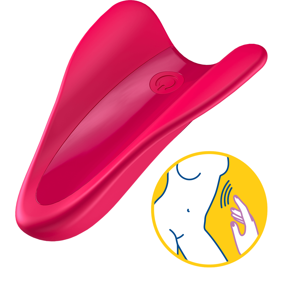 Satisfyer High Fly Finger Vibe - Red