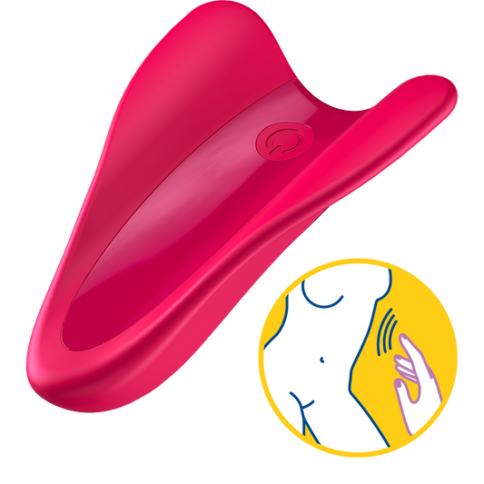 Satisfyer High Fly Finger Vibe - Red