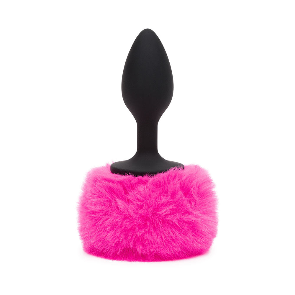 Happy Rabbit Butt Plug Medium - Black/Pink