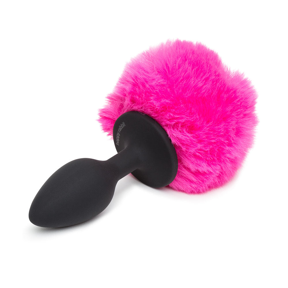 Happy Rabbit Butt Plug Large - Black/Pink