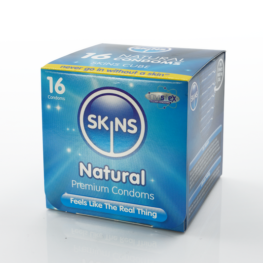 Skins Condoms Natural Cube 16 Pack - International 1