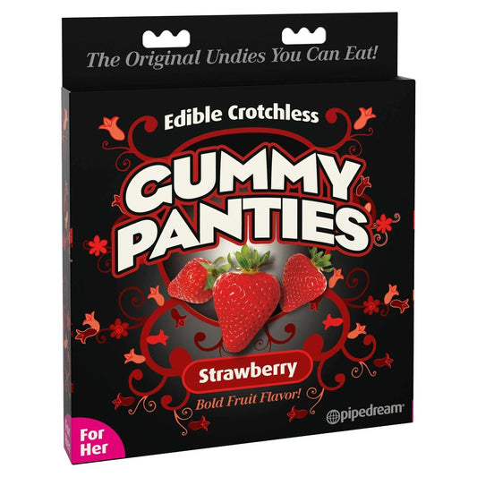 Edible Crotchless Gummy Panties - Strawberry - FeelGoodStore UK