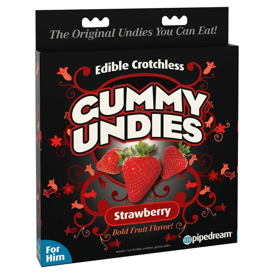 Edible Male Gummy Undies - Strawberry - FeelGoodStore UK