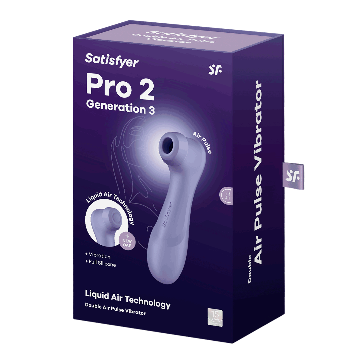 Satisfyer Pro 2 – Generation 3 With Liquid Air Technology Lilac