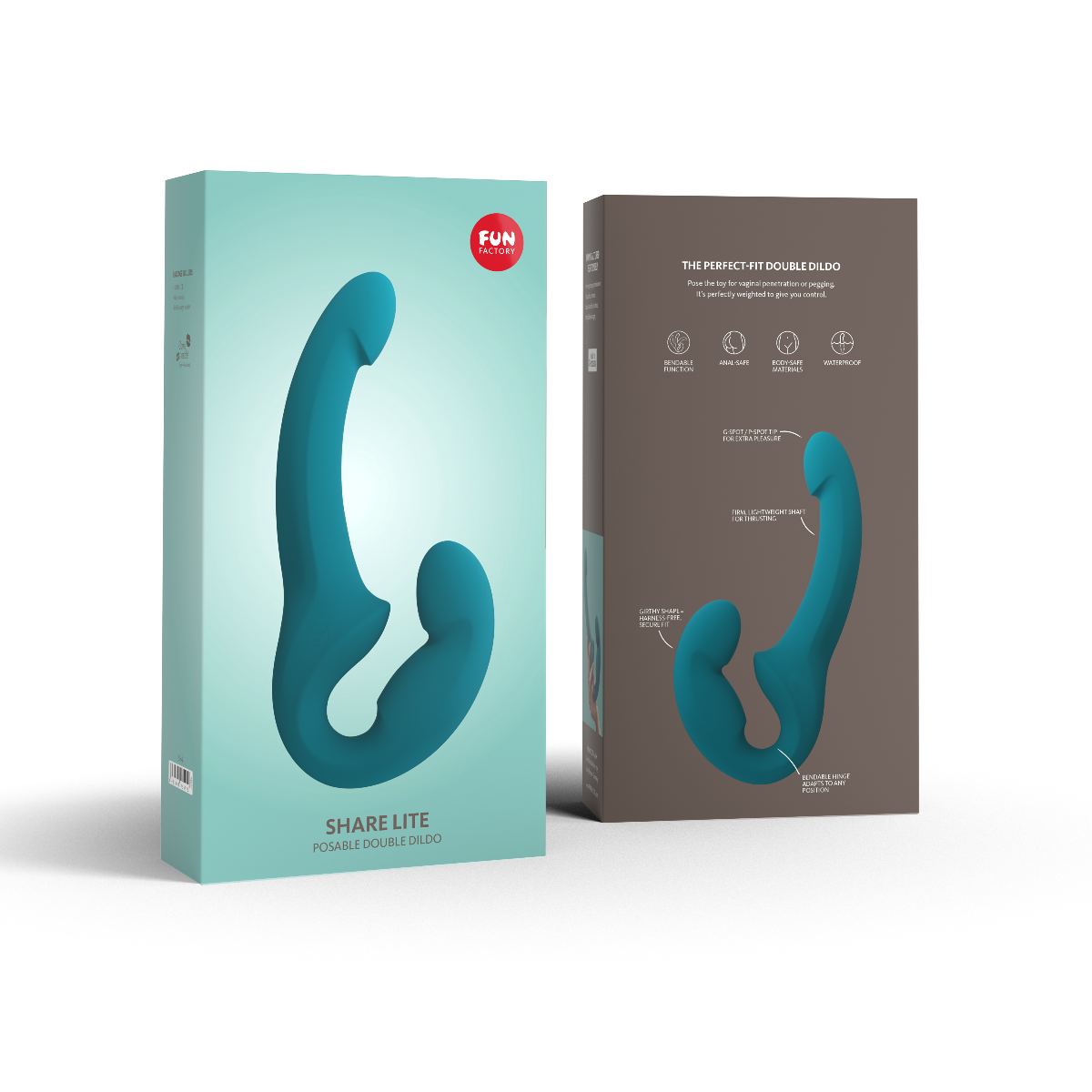 Fun Factory Share Lite Dildo - Deep Sea Blue