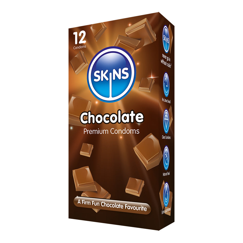 Skins Condoms Chocolate 12 Pack