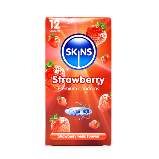 Skins Condoms Strawberry 12 Pack