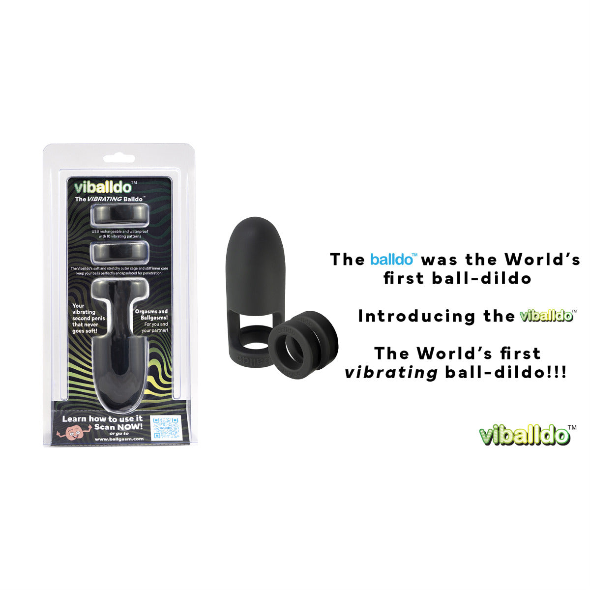 Balldo - Viballdo - Vibrating - Black