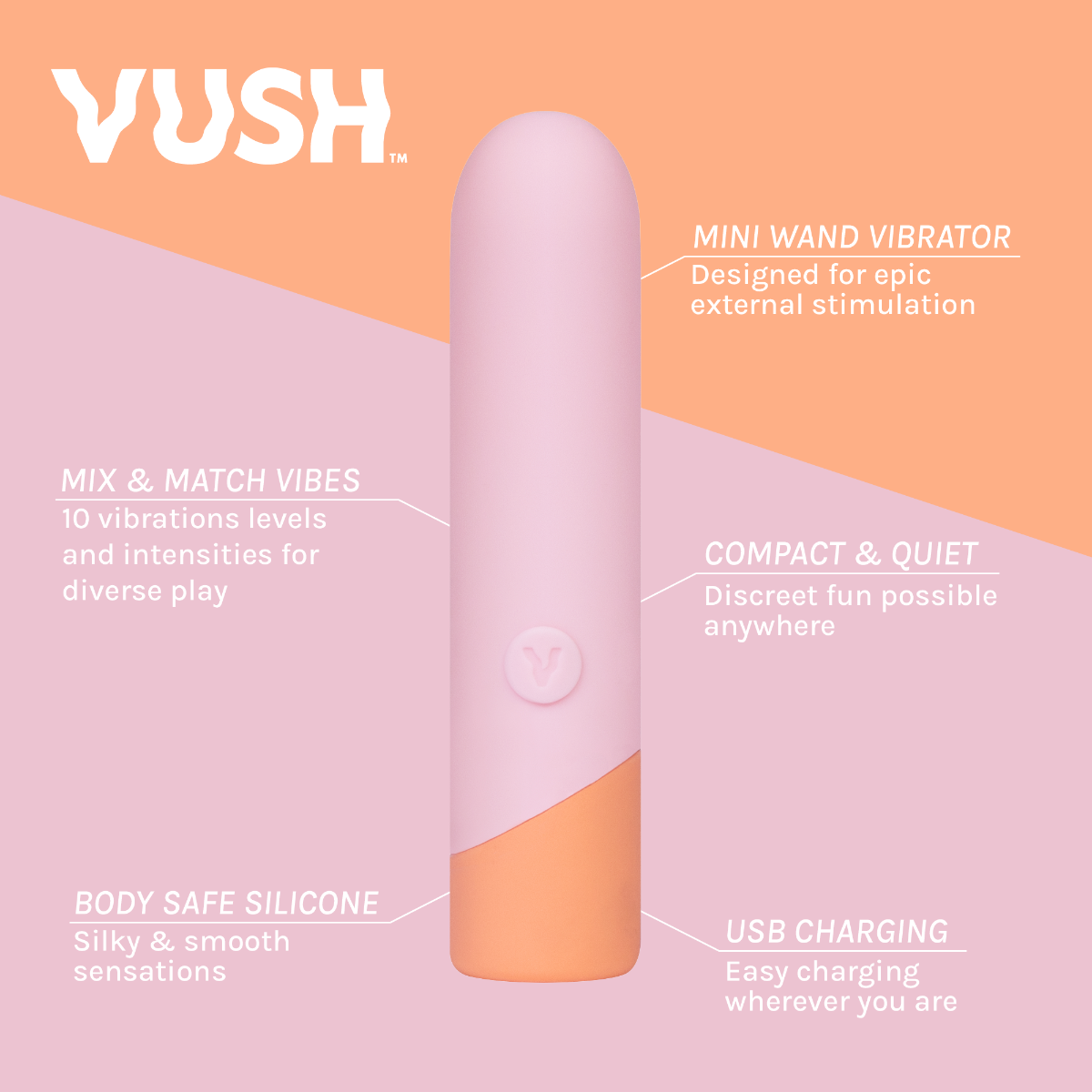 Vush - Peachy Bullet Massager