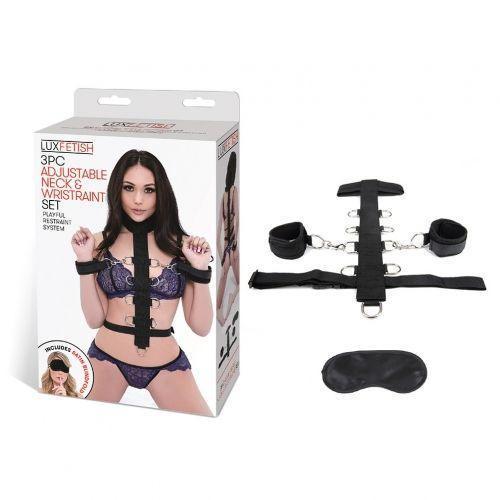 3PC Adjustable Neck & Wristraint Set