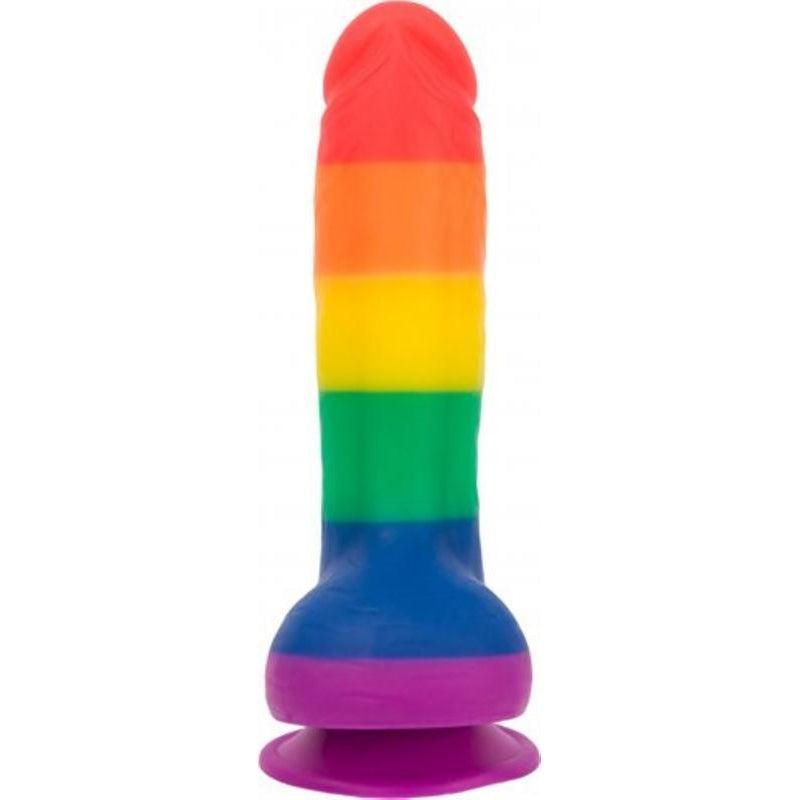 Addiction - Justin Rainbow Silicone Dildo - 20 cm