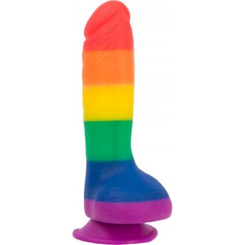 Addiction - Justin Rainbow Silicone Dildo - 20 cm