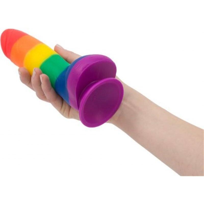 Addiction - Justin Rainbow Silicone Dildo - 20 cm