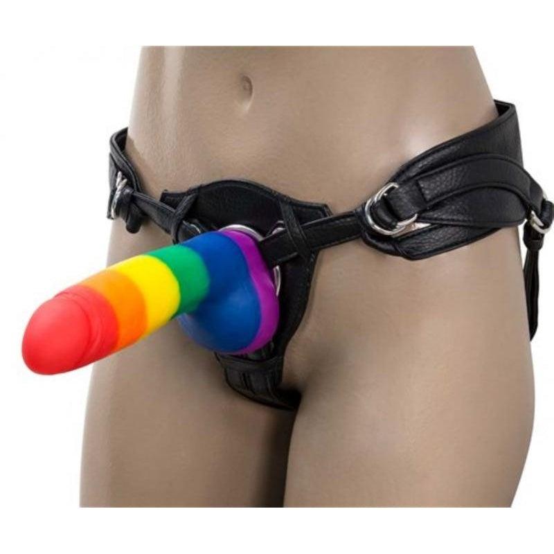 Addiction - Justin Rainbow Silicone Dildo - 20 cm