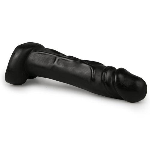 All Black Realistic Dildo 22 cm