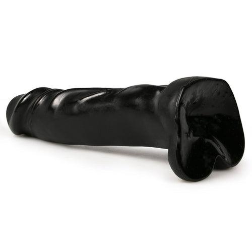 All Black Realistic Dildo 22 cm