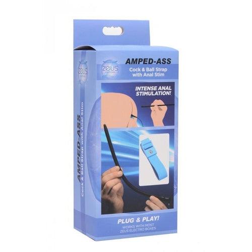 Amped Ass Cock & Ball Strap with Anal E-Stim