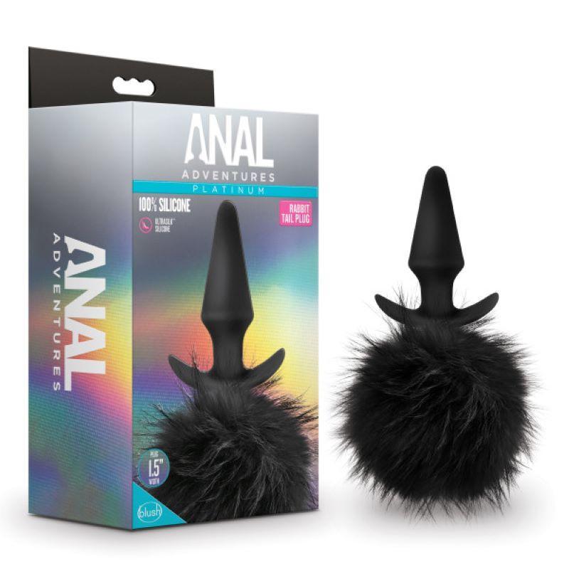 Anal Adventures Platinum - Rabbit Tail Plug