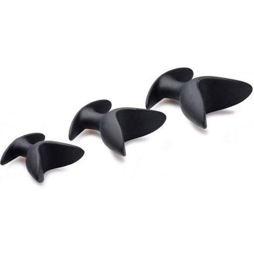 Ass Anchors 3 Piece Silicone Anal Anchor Set