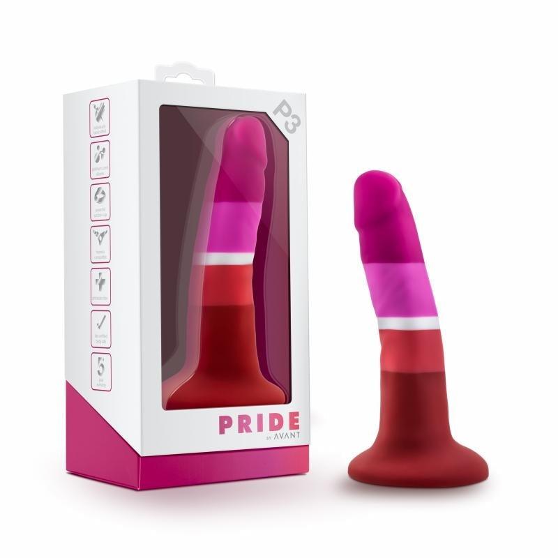 Avant - Pride Silicone Dildo With Suction Cup - Beauty