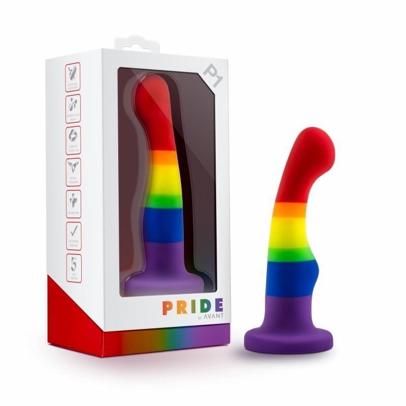 Avant - Pride Silicone Dildo With Suction Cup - Freedom