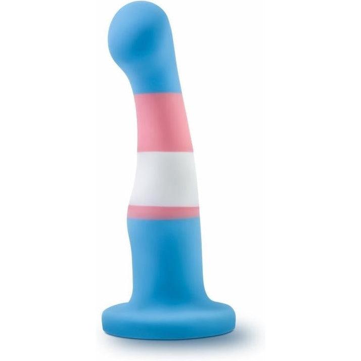 Avant - Pride Silicone Dildo With Suction Cup - True Blue