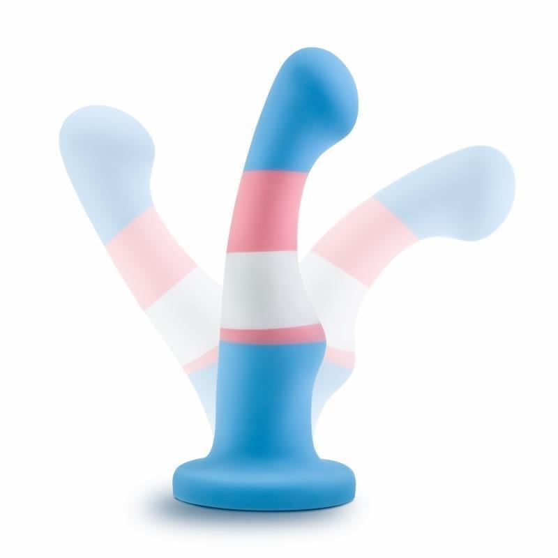 Avant - Pride Silicone Dildo With Suction Cup - True Blue