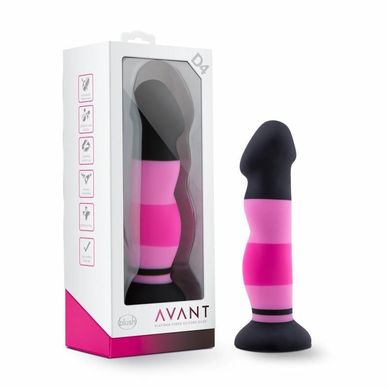 Avant - Silicone Dildo With Suction Cup - Sexy in Pink