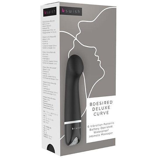 B Swish - bdesired Deluxe Curve Vibrator Black