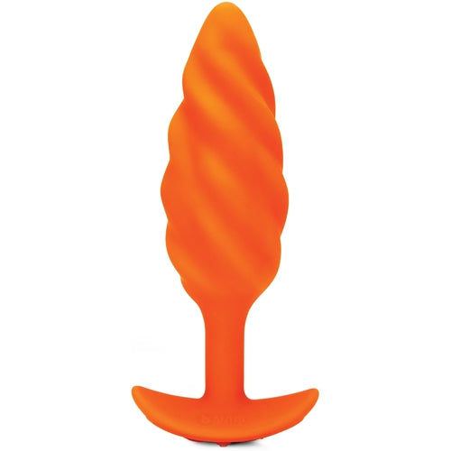 B-Vibe - Texture Plug Swirl Orange