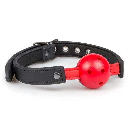 Ball Gag With PVC Ball - Red