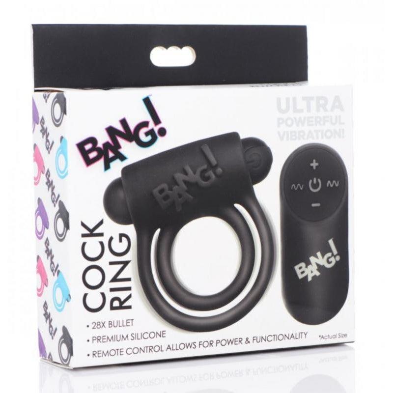 Bang! Vibrating Cock Ring With Remote Control