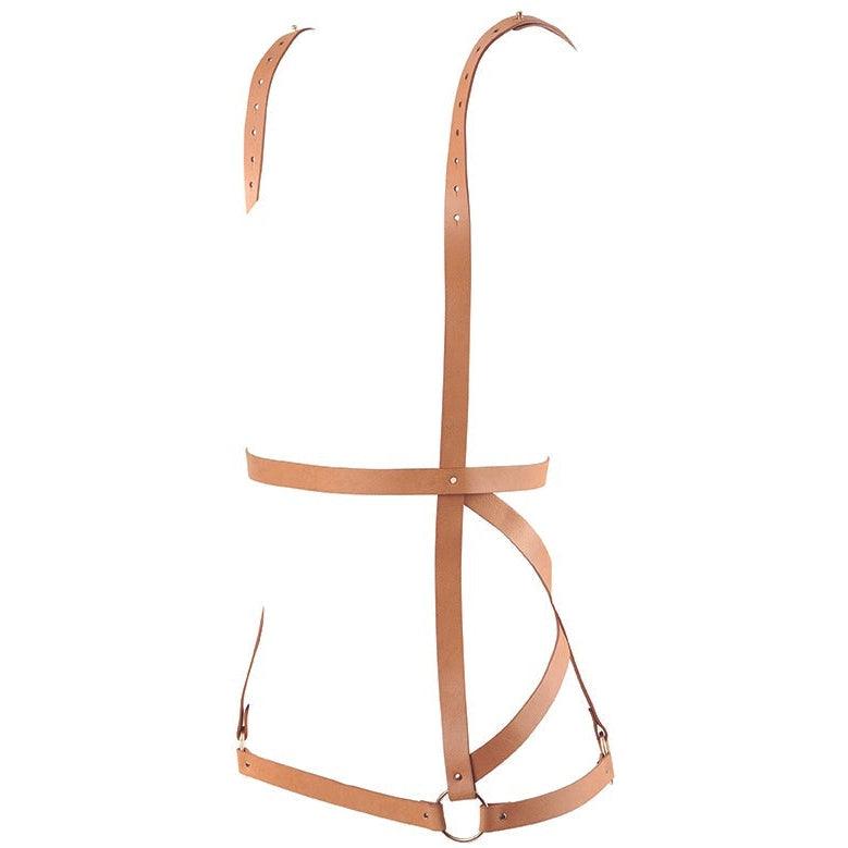 Bijoux Indiscrets - Maze Arrow Dress Harness Brown