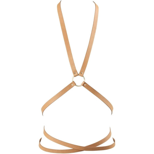 Bijoux Indiscrets - Maze Multi Position Body Harness Brown