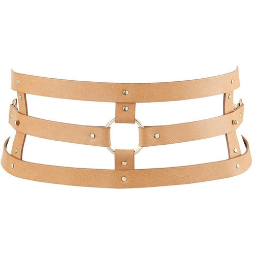 Bijoux Indiscrets - Maze Wide Belt Brown