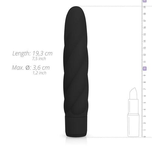 Black Silicone Vibrator