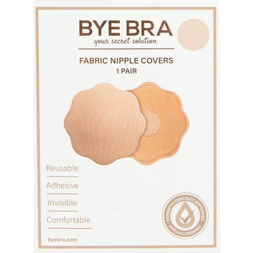 Bye Bra - Fabric Nipple Covers Nude 1 Pair