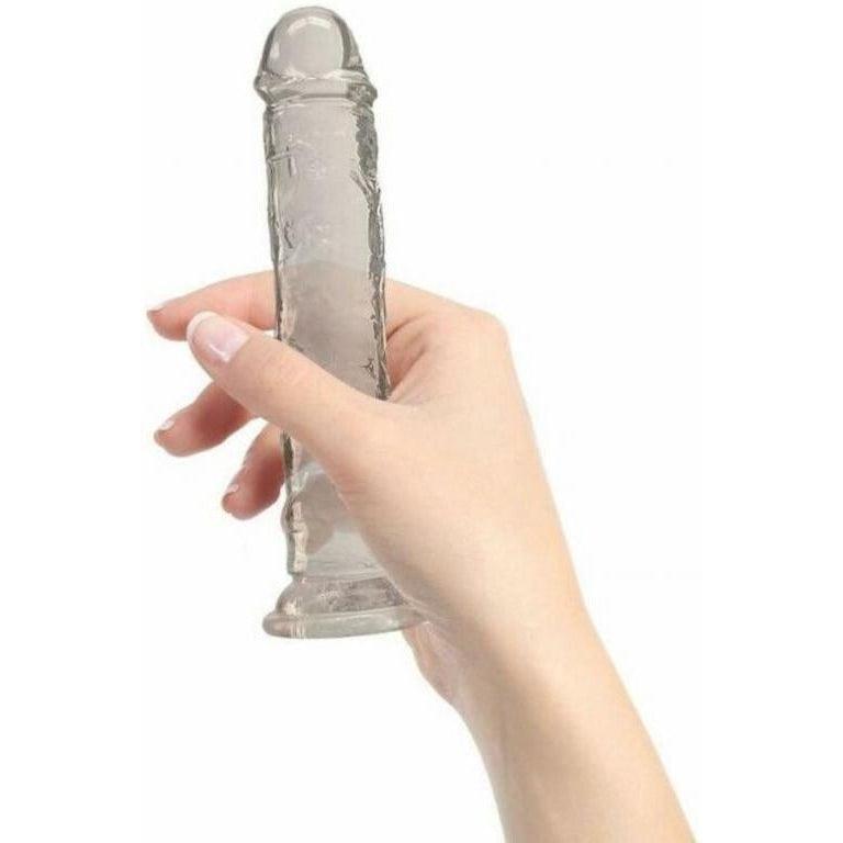 Crystal Addiction - Transparent Dildo - 18 cm