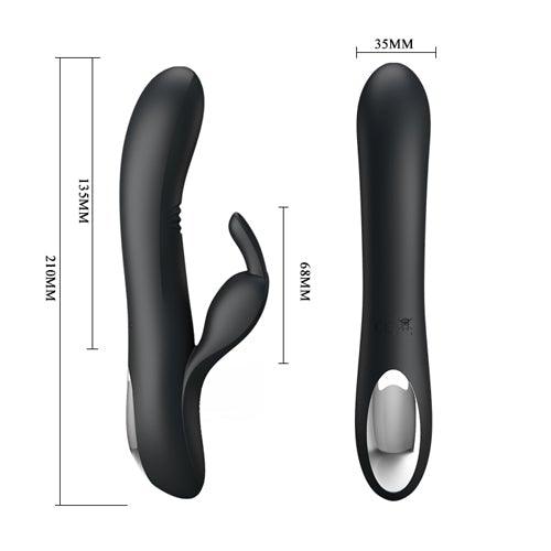 Dylan Rabbit Vibrator - Black