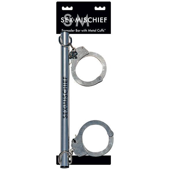 Sportsheets - Sex & Mischief Spreader Bar with Metal Cuffs