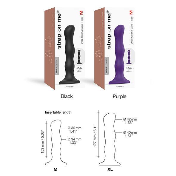 Strap-On-Me - Dildo Geisha Ball Purple M