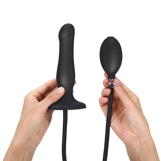 Strap-On-Me - Inflatable Dildo Black