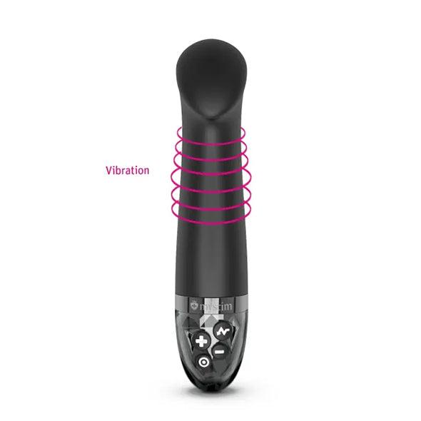 Mystim - Right On Ron eStim Vibrator Black