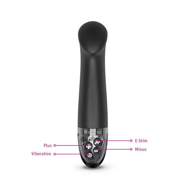 Mystim - Right On Ron eStim Vibrator Black