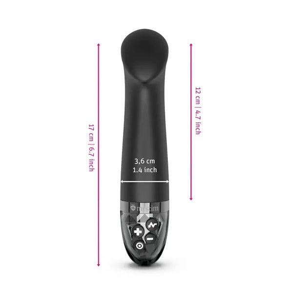 Mystim - Right On Ron eStim Vibrator Black