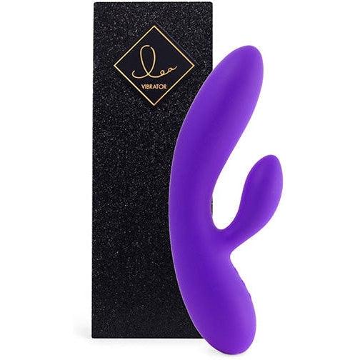 FeelzToys - Lea Rabbit Vibrator Medium Purple (Glitter)