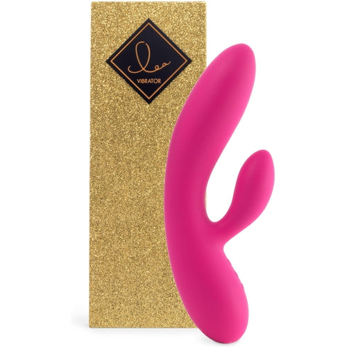 FeelzToys - Lea Rabbit Vibrator Rubine Red (Glitter)