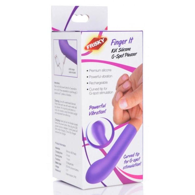 Finger It Vibrating G-Spot Pleaser - Purple