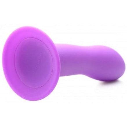 Flexible Silicone Dildo - Purple